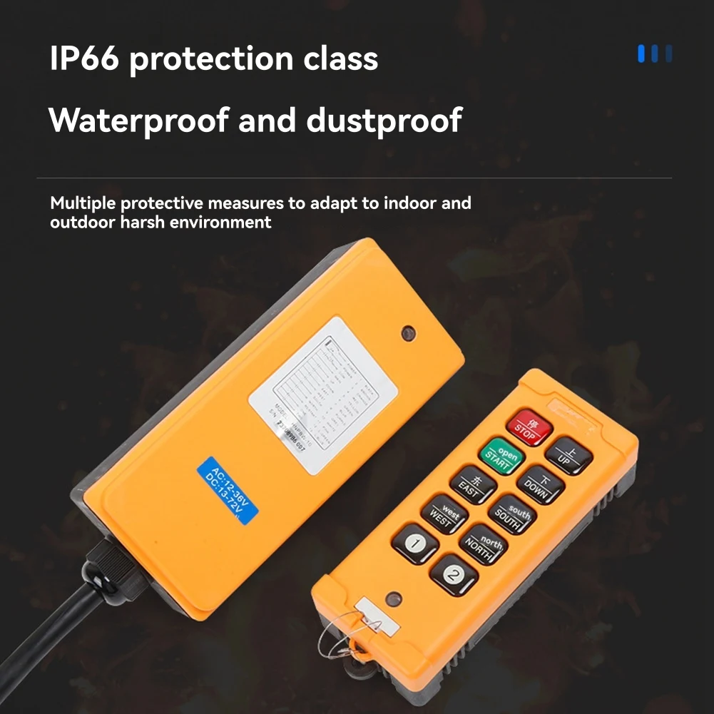 AAA87 Промышленный беспроводной кран, радиосистема дистанционного управления, 1 передатчик, 10 каналов, 1 скорость, подъемник, дистанционный переключатель