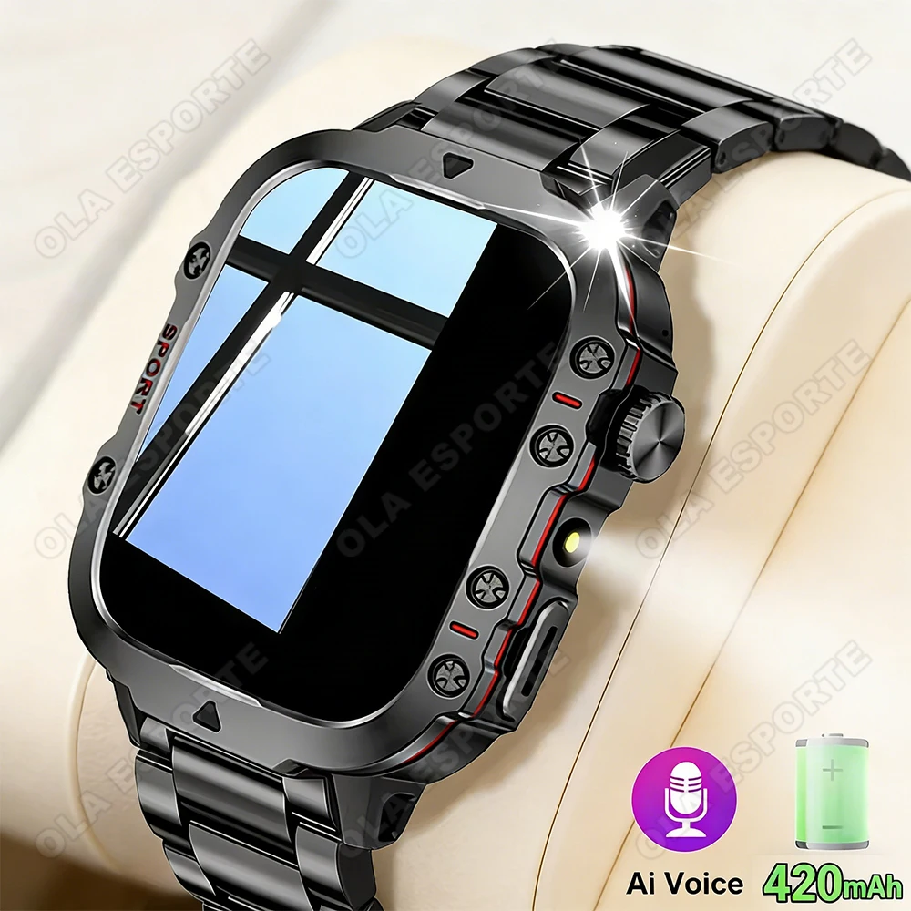 

Новые умные часы с функцией ответа на звонки, отслеживанием тренировок, мониторингом сердечного ритма и сна, водонепроницаемые, Bluetooth, смарт-часы для мужчин и женщин, подарок