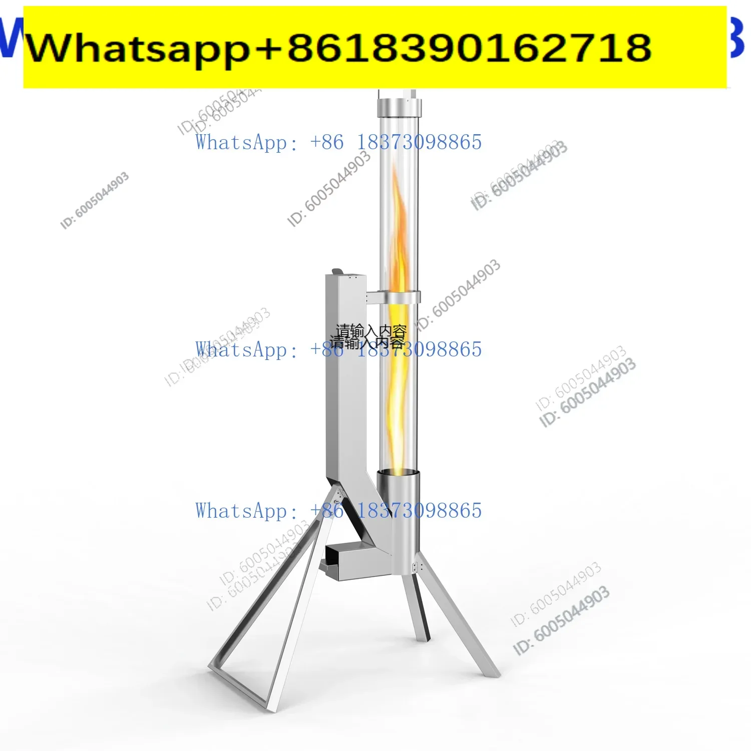 Outside outdoor camping pellet stove stainless steel  pellet stove patio heater for garden courtyard