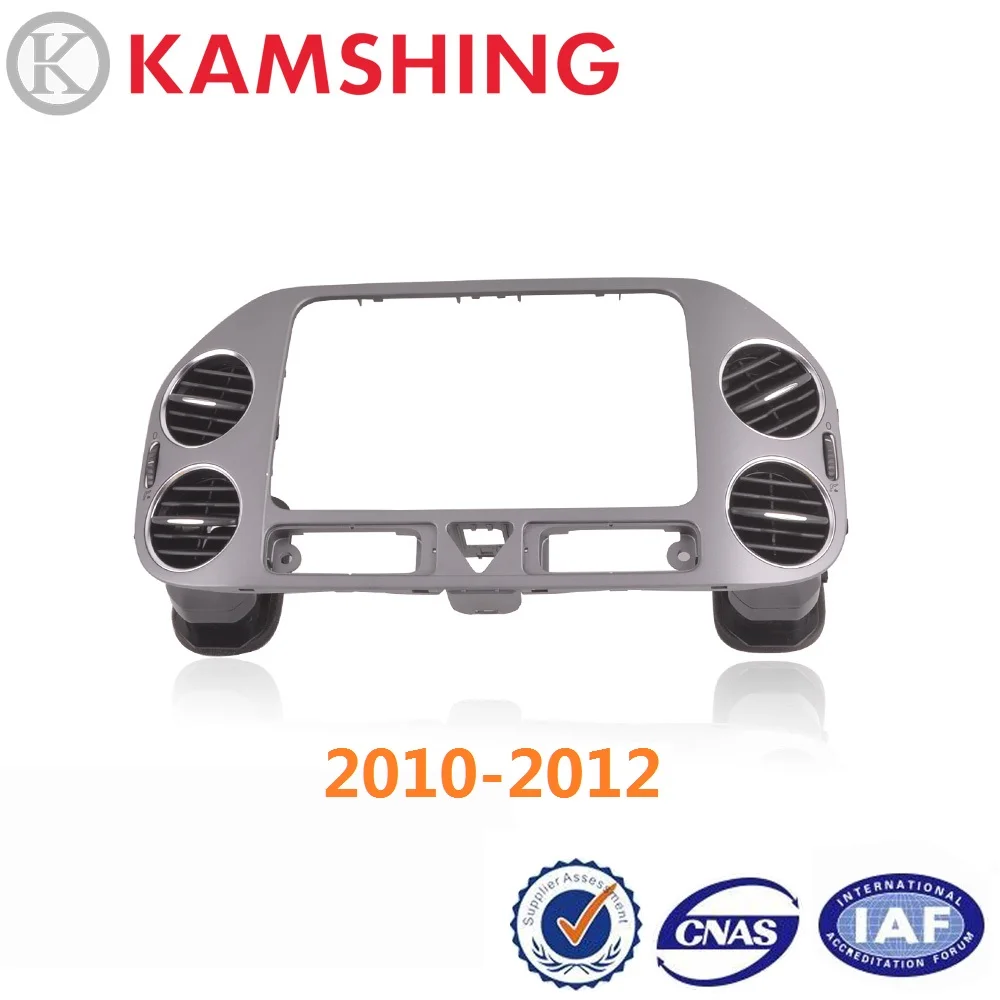 CAPQX For VW Tiguan 2010-2016 Car Instrument Panel Air Conditioner Vent Grille Vehicle Interior Air Outlet Vent Frame Grille