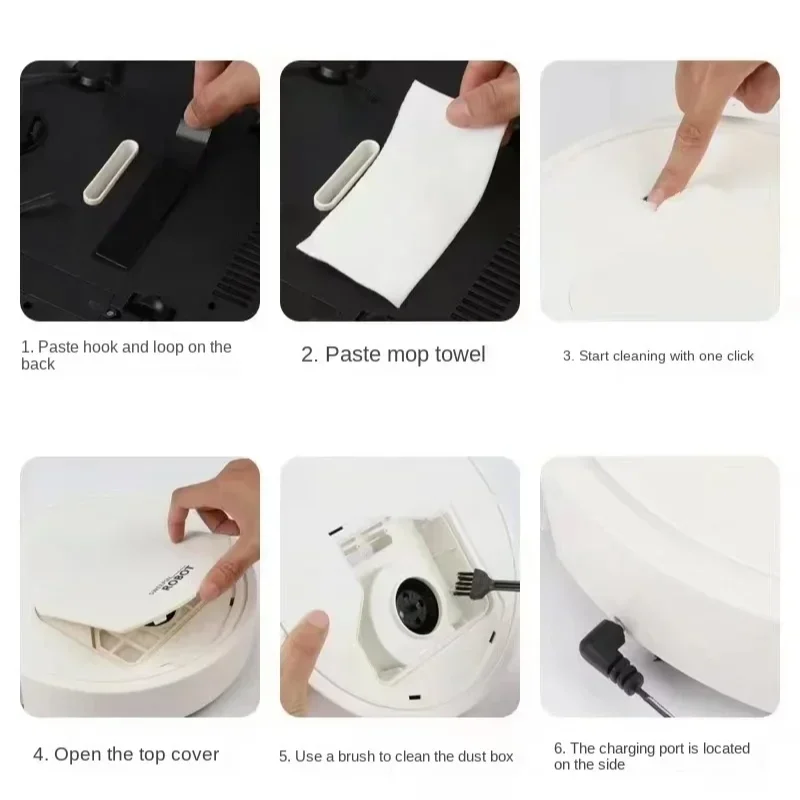 2026 New Intelligent Sweeping Robot Lazy Home Cleaning Machine Usb Automatic Vacuum Cleaner Small Household Appliances For Home