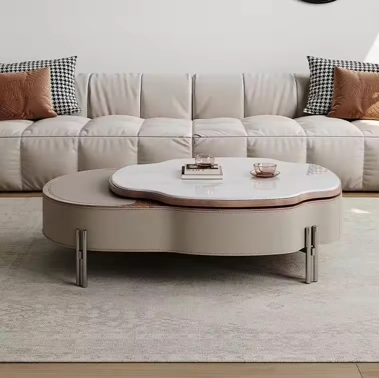 Cheap High-end Retro Dining Table Contemporary Fashion Coffee Table Exquisite Elegant Decorative Coffee Table