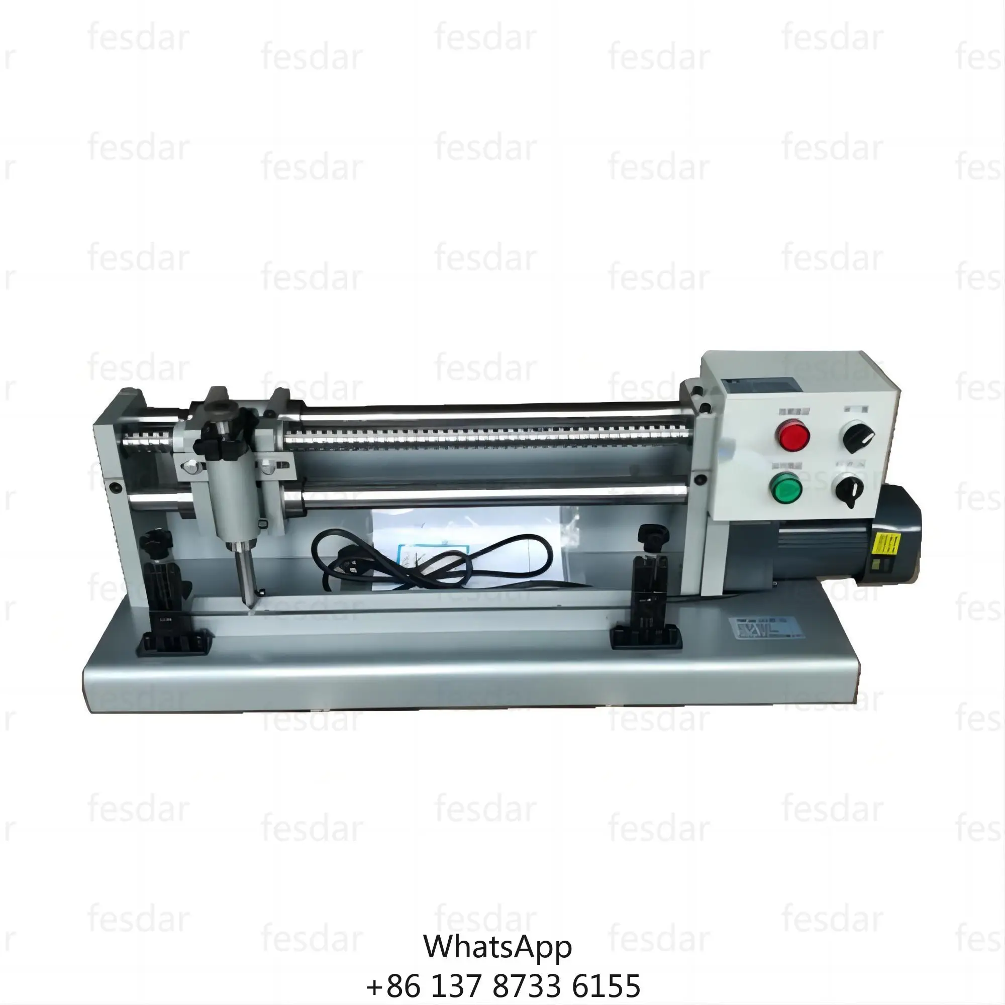 

Rebar/deformed Steel Bar Gauge Length Marking Machine For Tensile Force Test Specimen Sample