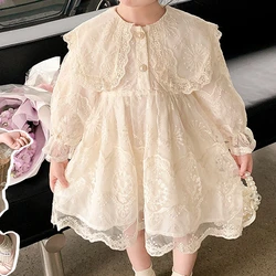 Girls' Dress Spring and Autumn 2024 New Autumn Fashion Girl Baby Princess Dress Fashionable Children's Dress