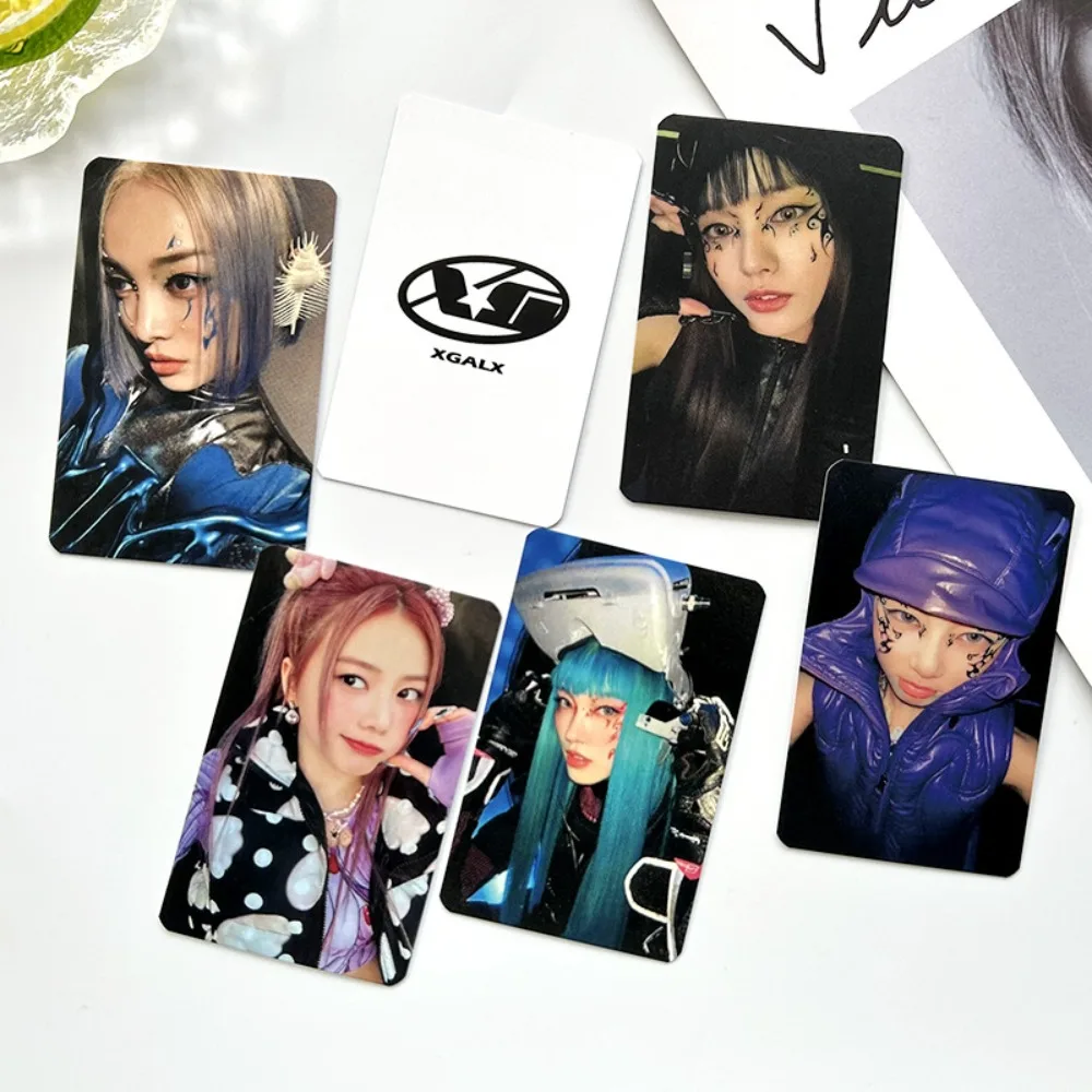 7Pcs/Set KPOP XG NEW DNA Album Member Selfie Fashion Lomo Cards JURIA HINATA COCONA Two Sides Photocards Fans Collection Gifts