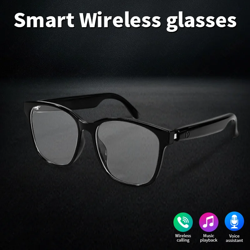 

LIGE Smart Glasses Intelligent Navigation Wireless Music Play Outdoor Sport Sunglasses Earphone Bluetooth Call Voice Men Eyewear