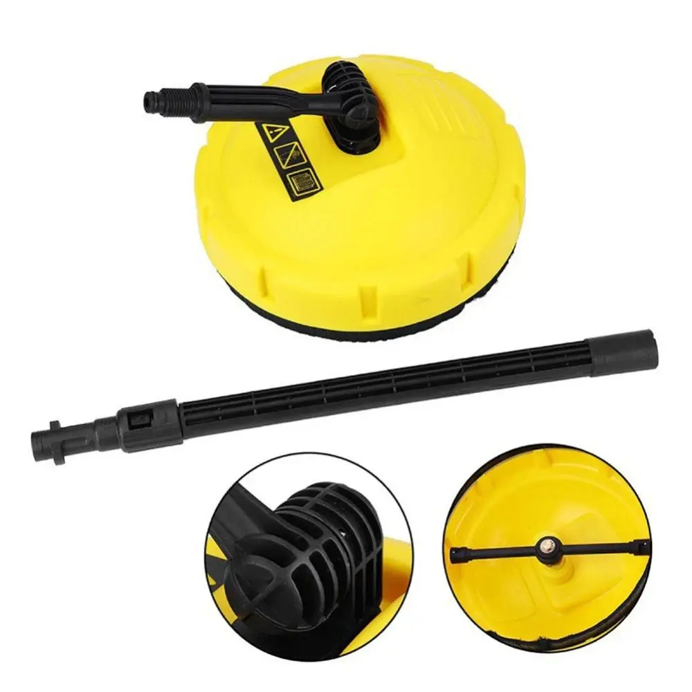 Durable Rotary Disc Floor Washer Rotary Brush Lasting Patio Pressure Washer Plastics Reliable Yard Cleaning Tool Patio Cleaning