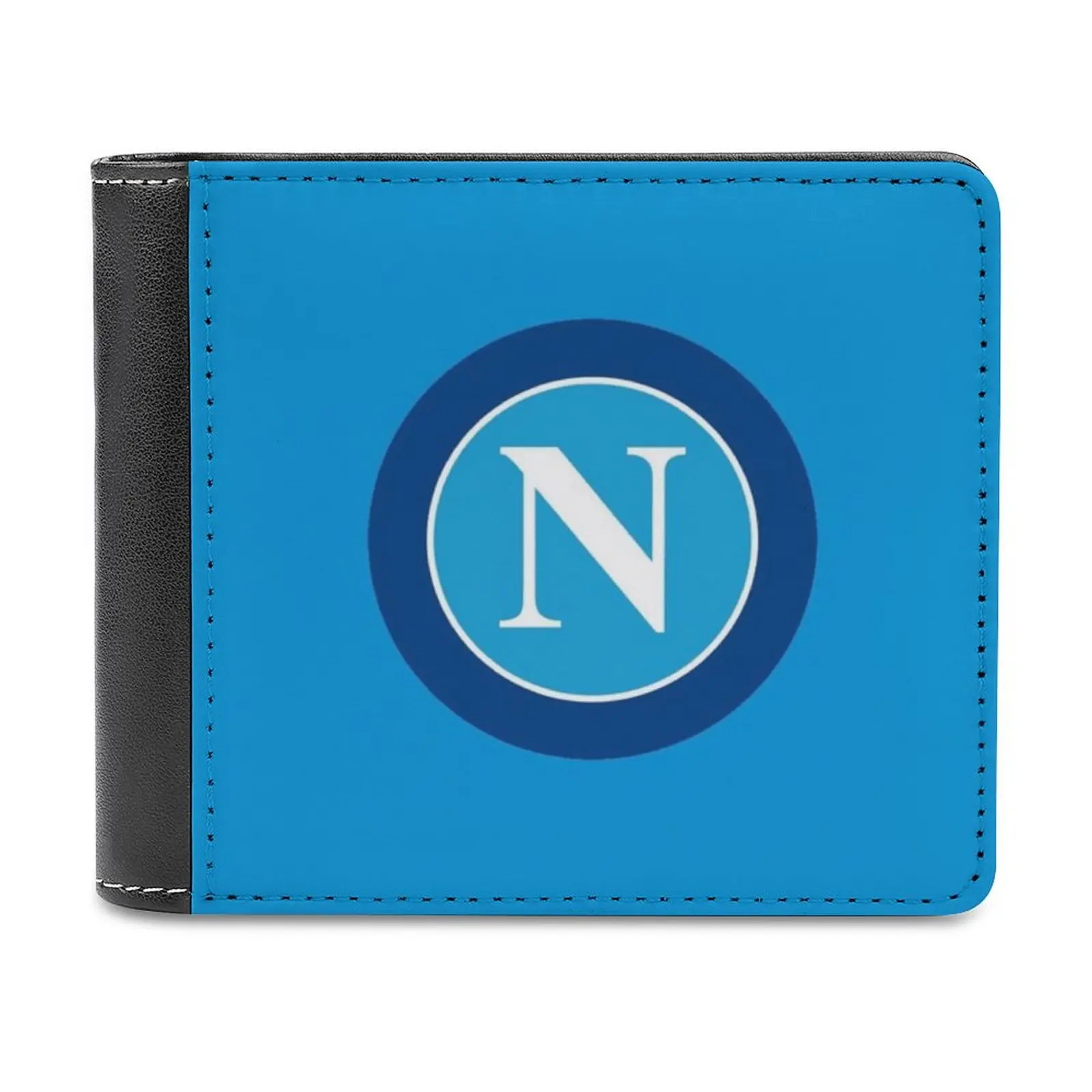 Ssc Napoli Italy Team Logo Leather Wallet Men'S Wallet Diy Personalized Purse Father'S Day Gift Ss Napoli Personalized Wallet