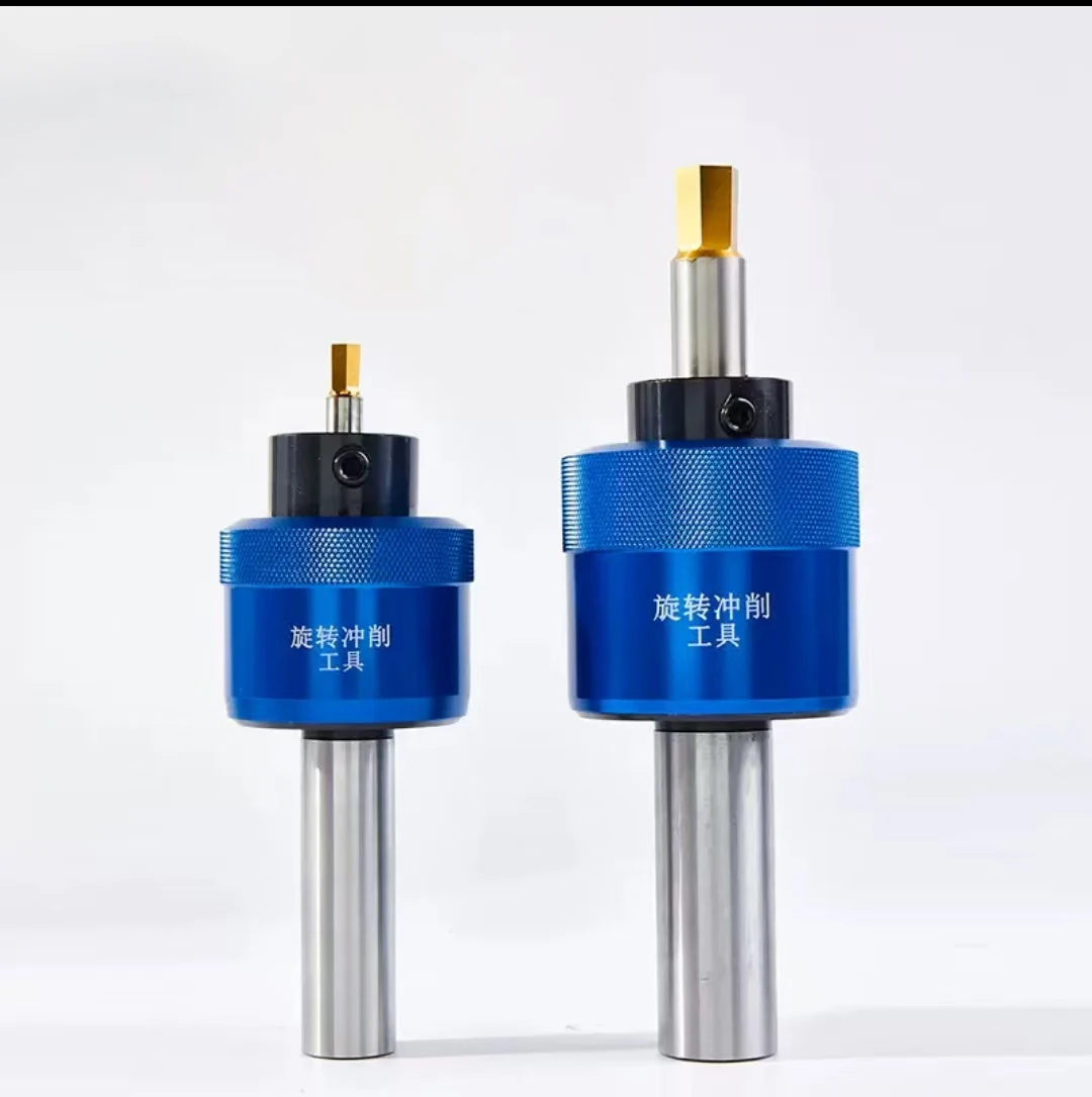 Alloy Steel High Precision Rotary Broach Tool Holder 8.0mm Shank C16 C20 C22 C25 C32 for CNC Lathe Hexagon Square Hole Broaching