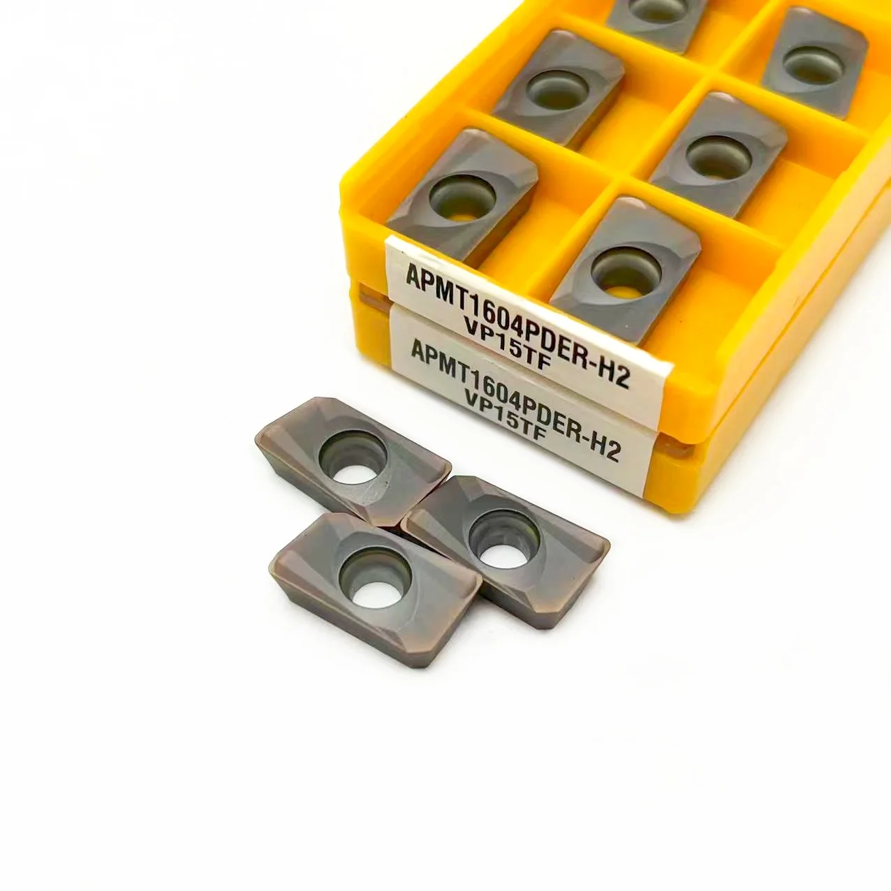 APMT1604 M2 VP15TF كربيد تحول أداة APMT1604 H2 VP15TF الوجه مطحنة مخرطة أدوات قاطعة المطحنة أداة CNC APMT1604PDER