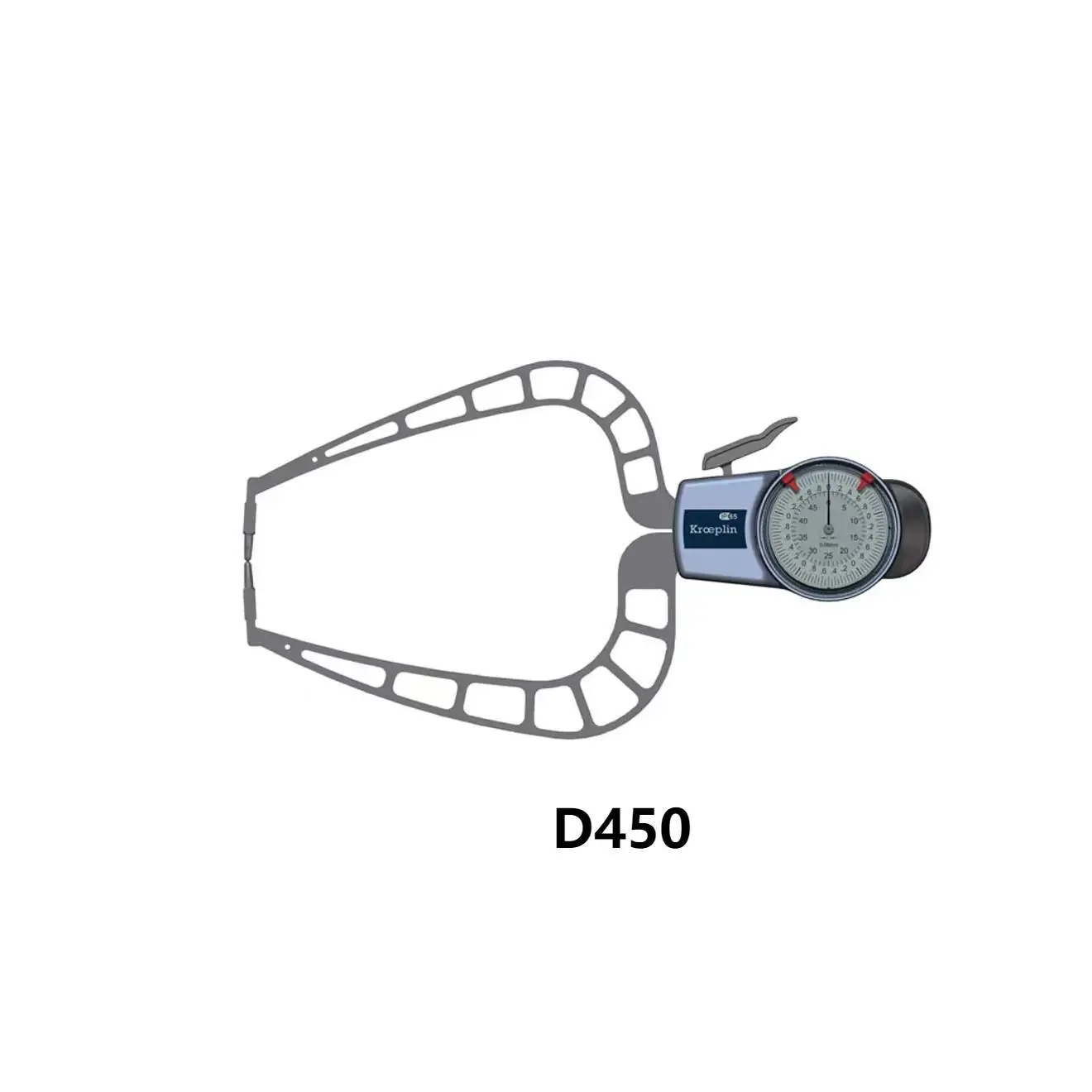 

Kroeplin application range 200m electronic mechanical external test card gauge K450 D450