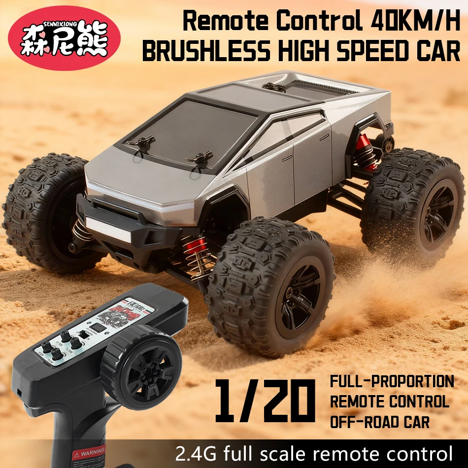 

SENNIXIONG 1/20 2.4G Racing RC Cars 4WD Brushless Motor 40Km/H High Speed Remote Control Off-road Vehicle Drift Toys For Adult