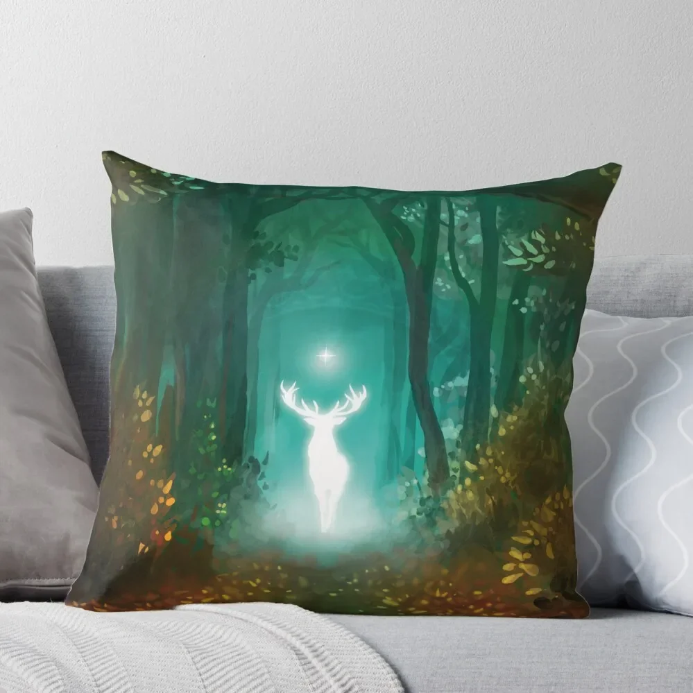 

The White Stag Throw Pillow Pillow Cases Decorative ornamental pillows for living room