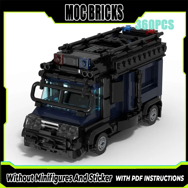 منتج جديد رائع MOC بنة نموذج 76300 تقنية توسيع اللجوء وحدات لعبة أطفال هدية مجموعة تجميع ذاتية الصنع #5