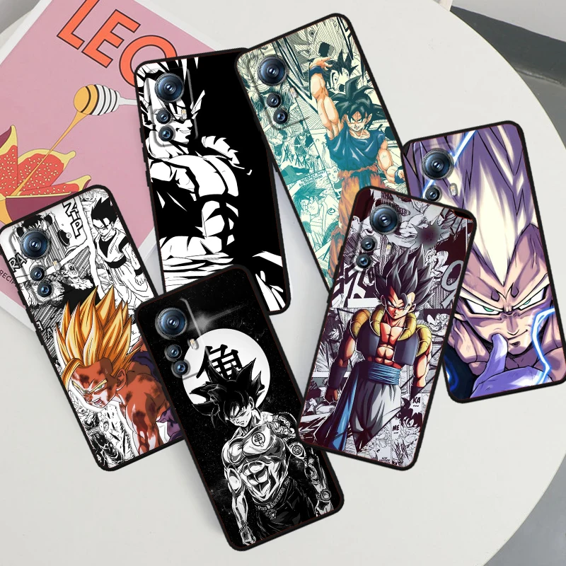 D-D-Dragons B-Balls Z Cartoon For Xiaomi Mi 14 13T 13 12T 12 11T 11i 11 10T 10 Pro Lite Ultra 5G Black Back Phone Case