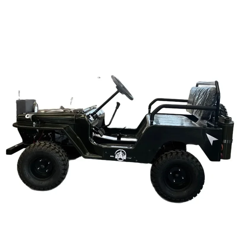 Two-person steering wheel all-terrain vehicle