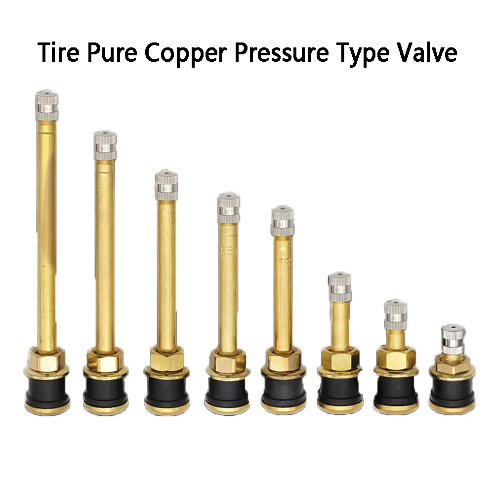 1Piece Tire Valve Extension Pole Spot Car Valve Pure Copper Metal Extension Rod Valve Extension Tube Tools