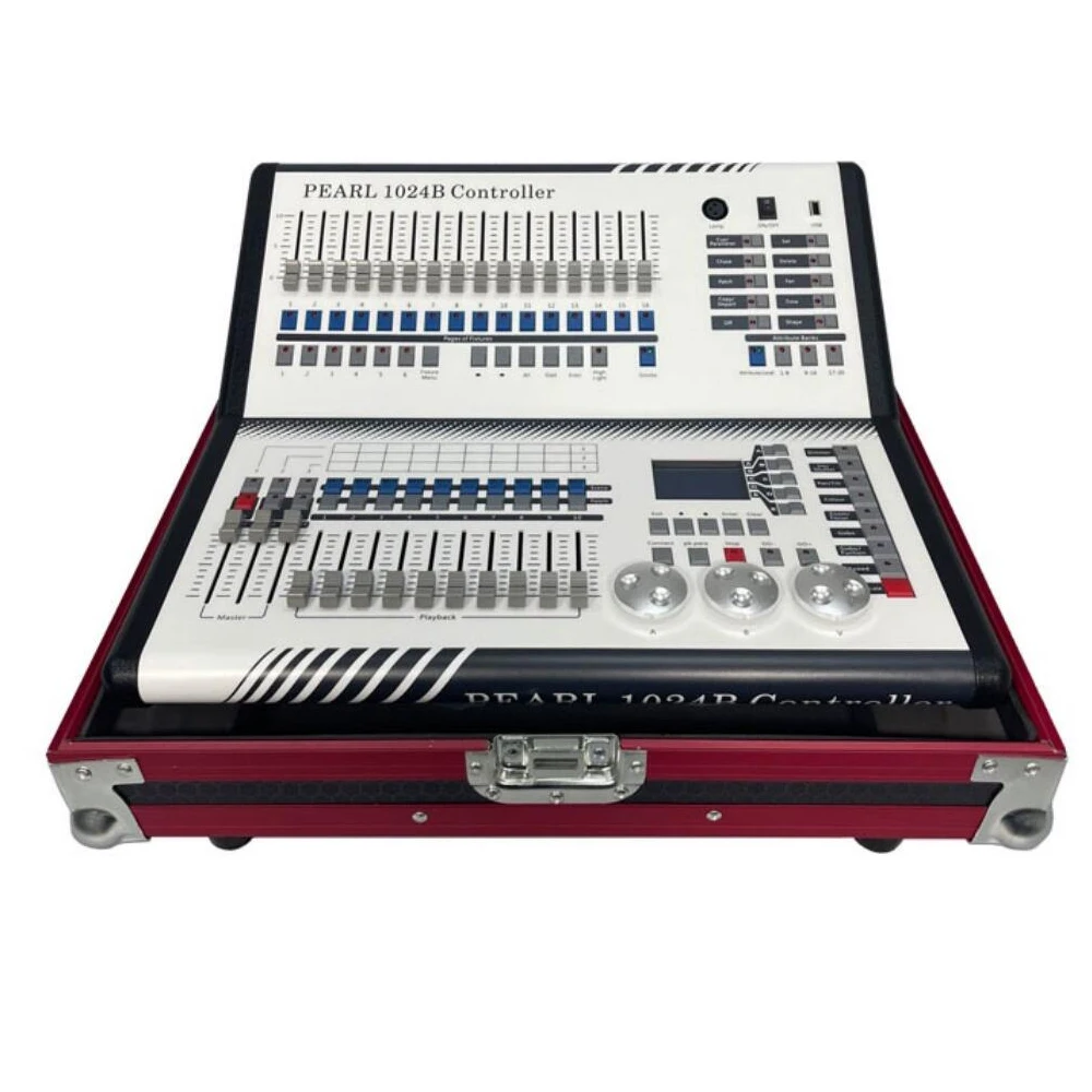 chave profissional botao de iluminacao fold perola controlador 1024b dmx 512 console trabalho para o palco feixe de luz movendo cabeca led lampada ma 01