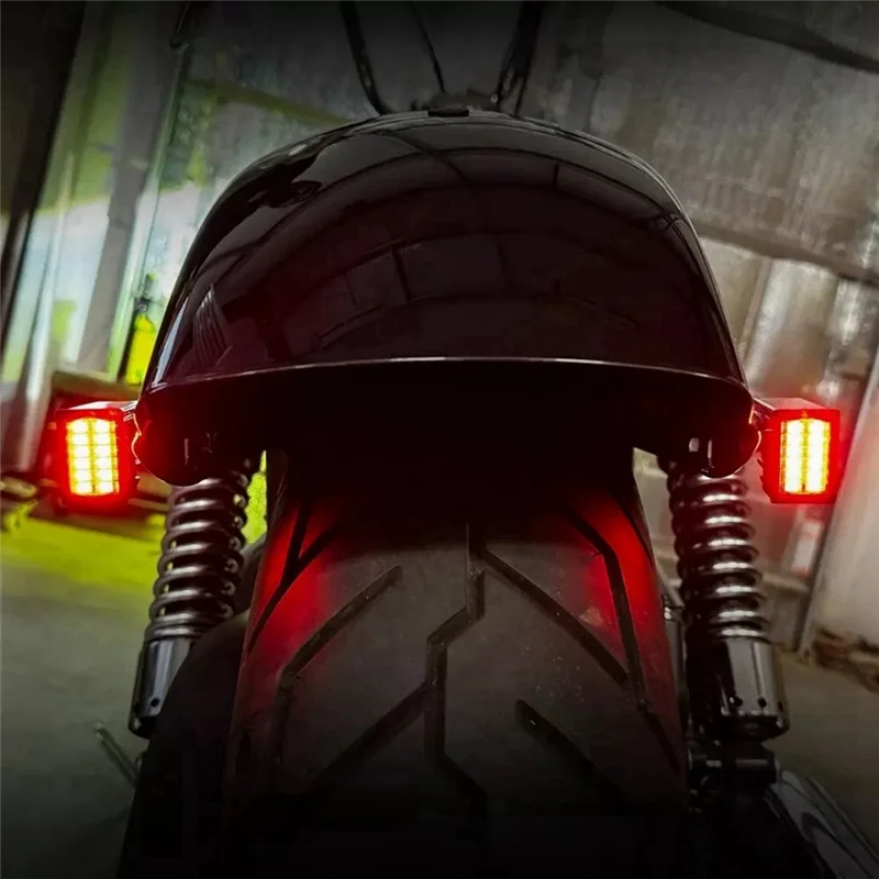 

A026-Motorcycle Mini Rear Fender Struts Turn Signal Lights For M8 SOFTAIL Street Bob Standard Breakout 117 Low Rider S