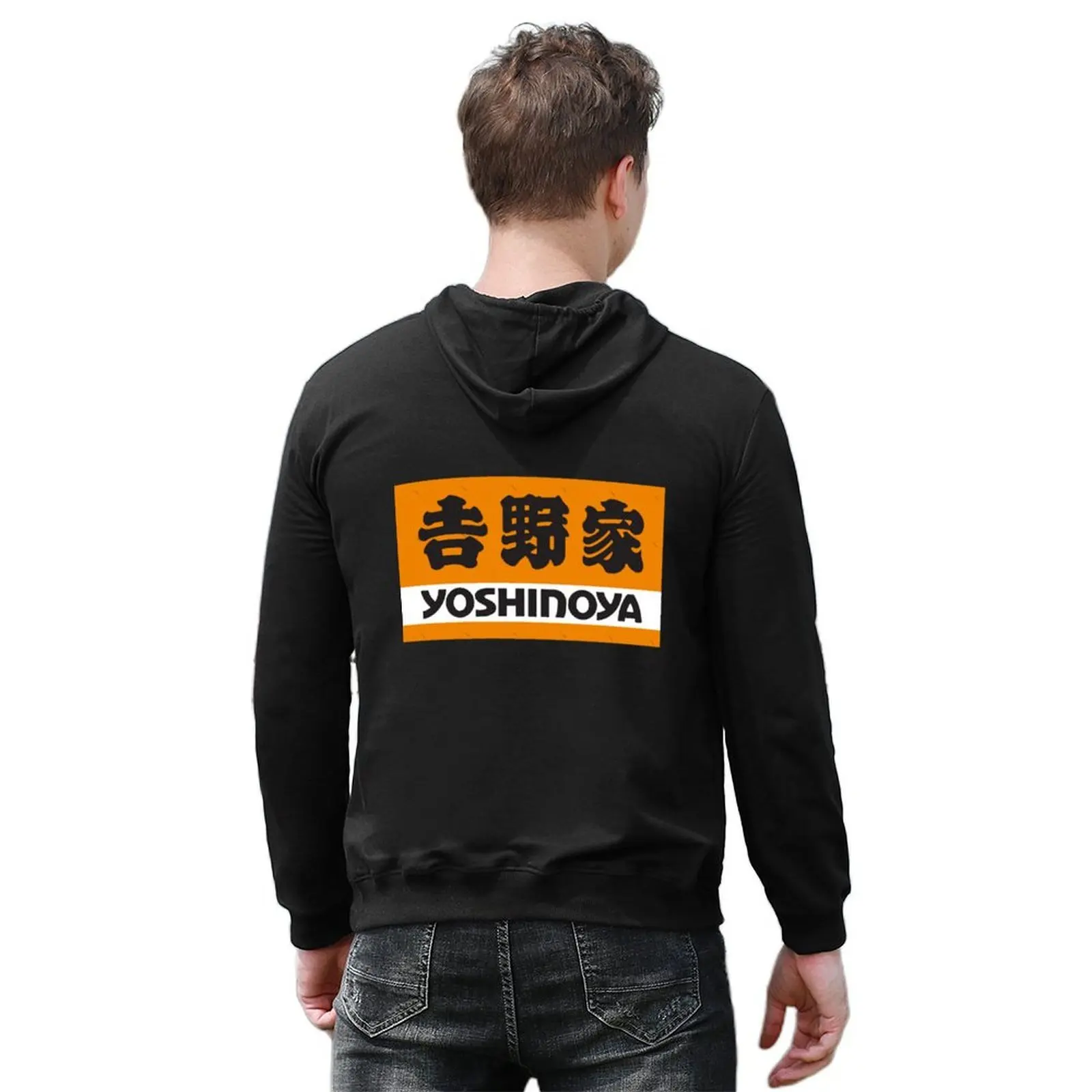 Yoshinoya هوديي أزياء الرجال مصمم الملابس بلوزة أنيمي ملابس رجالي هوديس