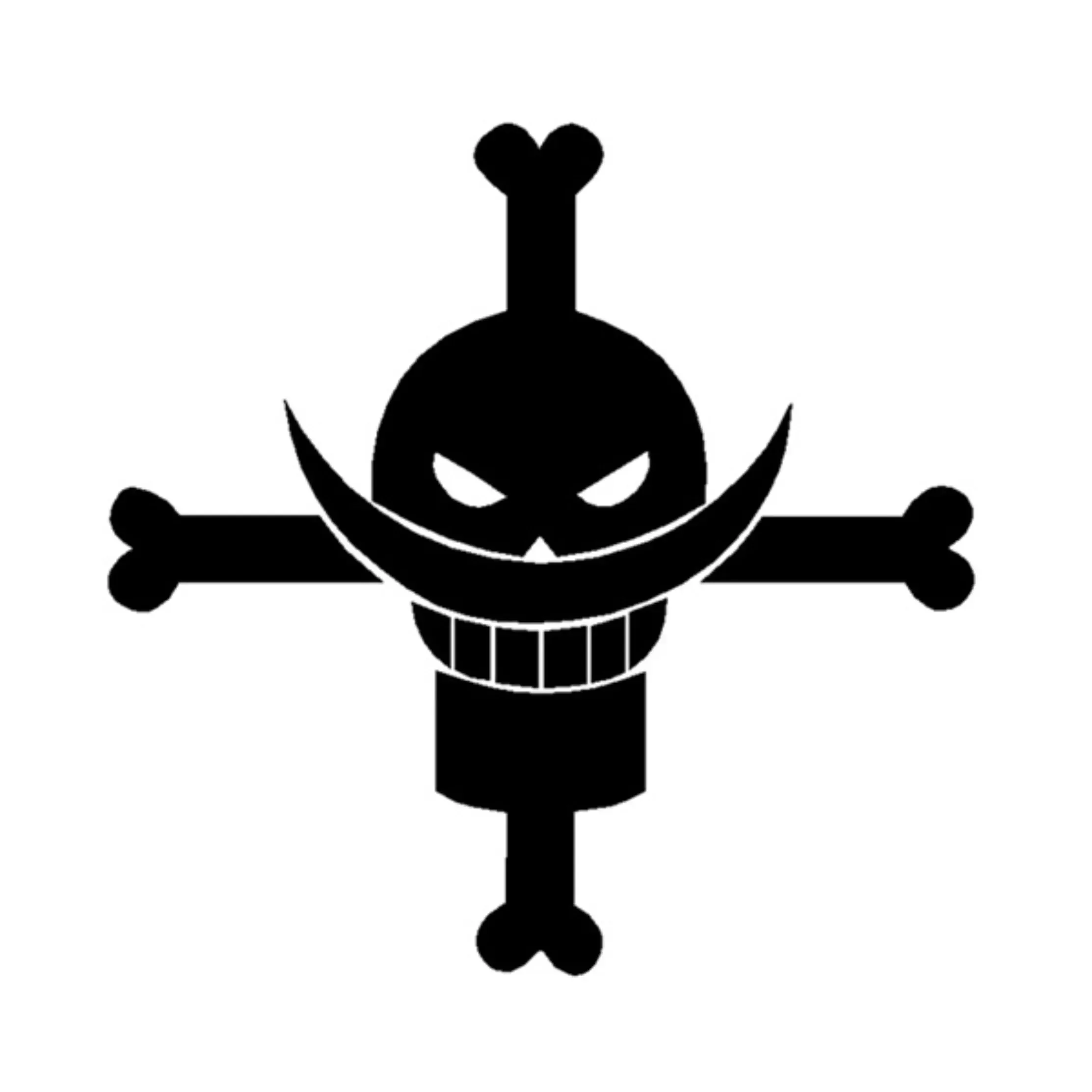 Personality Pirate Cross Creative Sticker Fuel Tank Cover Laptop Tablet Scratch Computer Vinyl Car Decal, 10cm