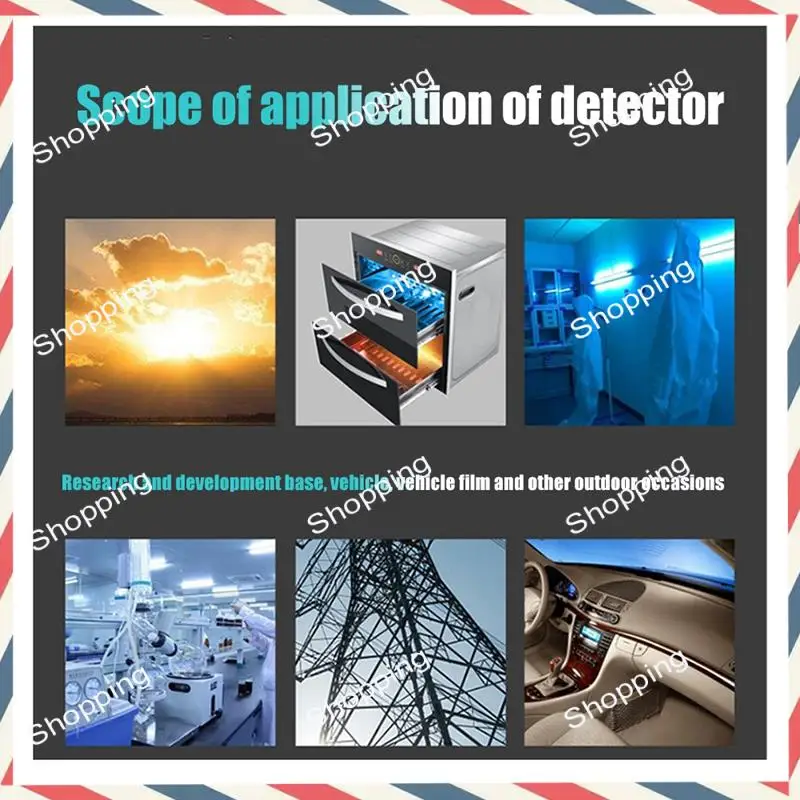 M20K ABS Radiation Monitor Digital UV Detector For Home Office Outdoor Inspection Black