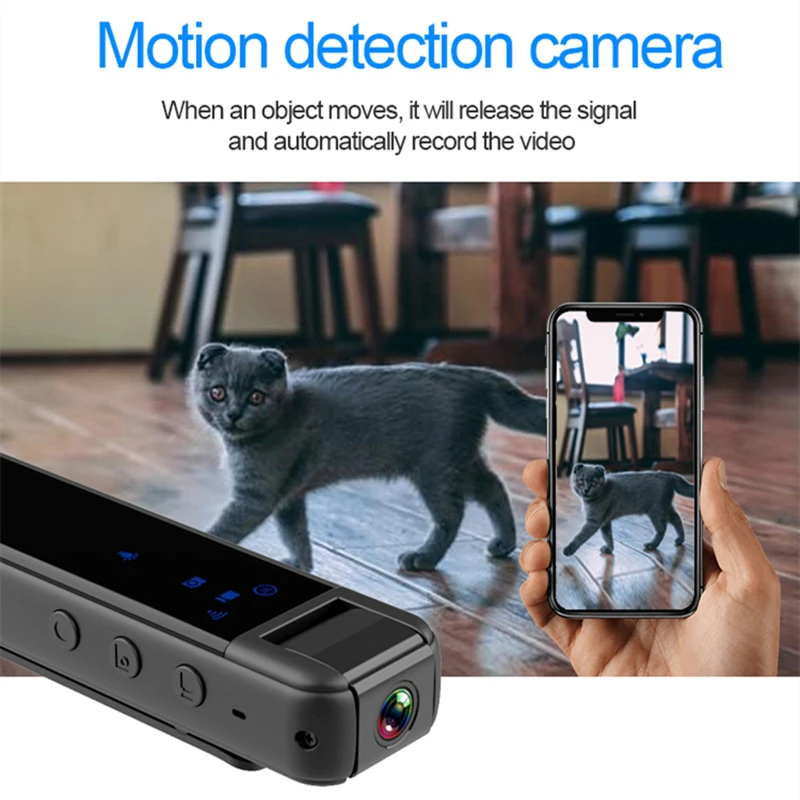 Full 1080P Digital Mini Camera WiFi Camcorder Small Body Worn Police Cam Motion Detection Sports DV Car DVR for Home Pets Office