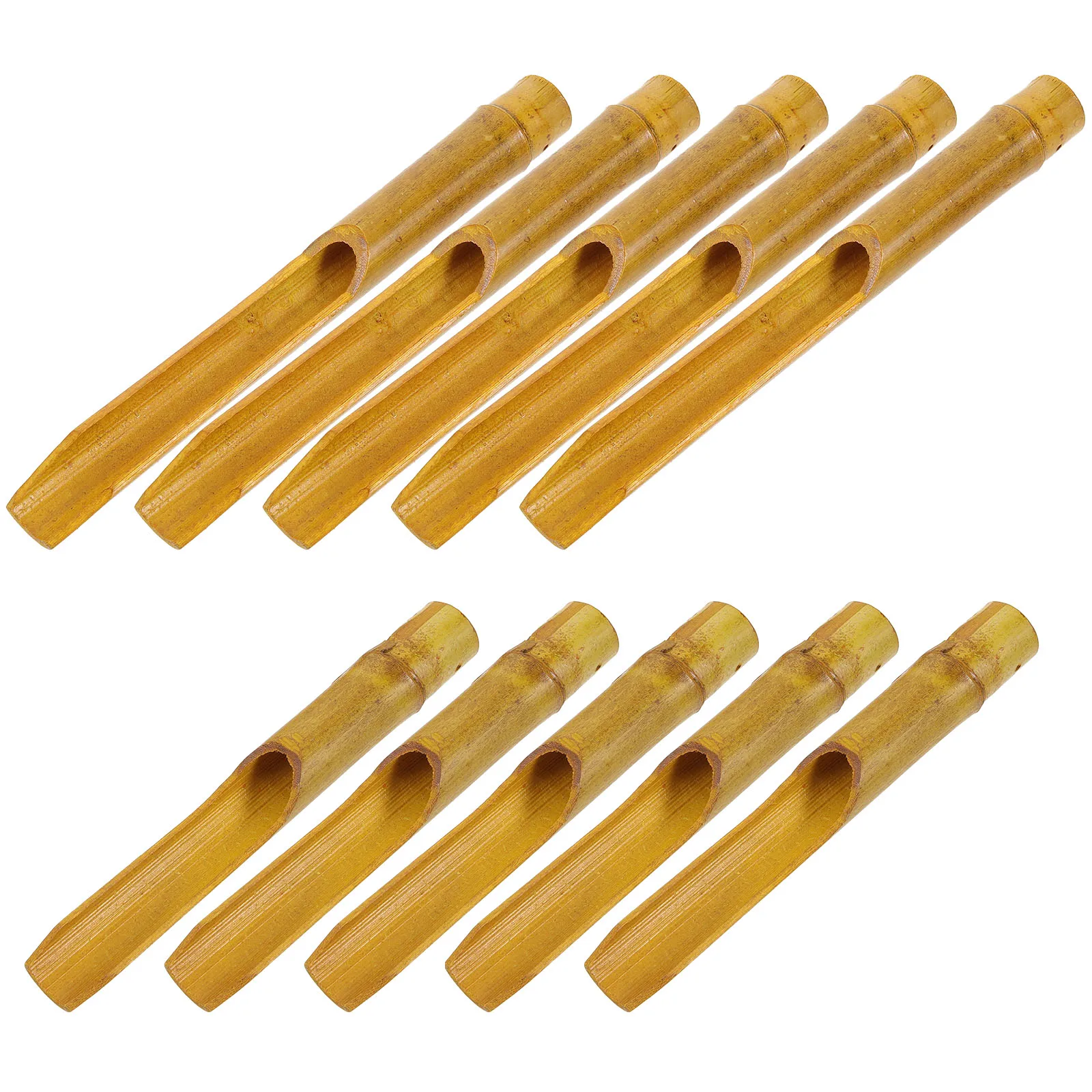 

10pcs Bamboo Wind Chime Tubes Sturdy DIY Accessories 20CM 16CM Replacement Parts Relaxing Garden Decor