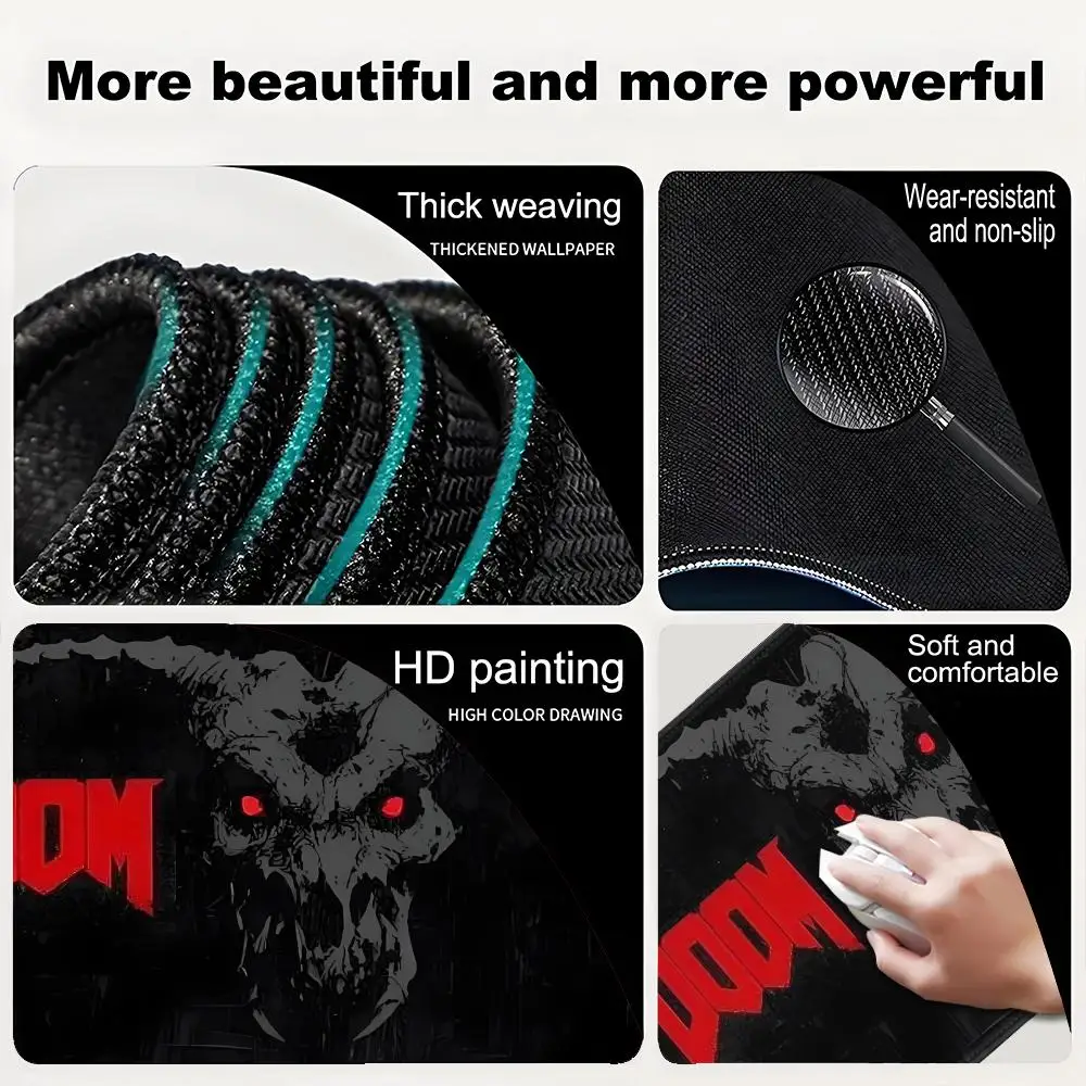 الموت العصور الداكنة لوحة الماوس اللاعبين أنيمي لعبة XXL المنزل HD مكتب الكمبيوتر الحصير اللوازم المكتبية سطح المكتب 70X30 90x40 #6