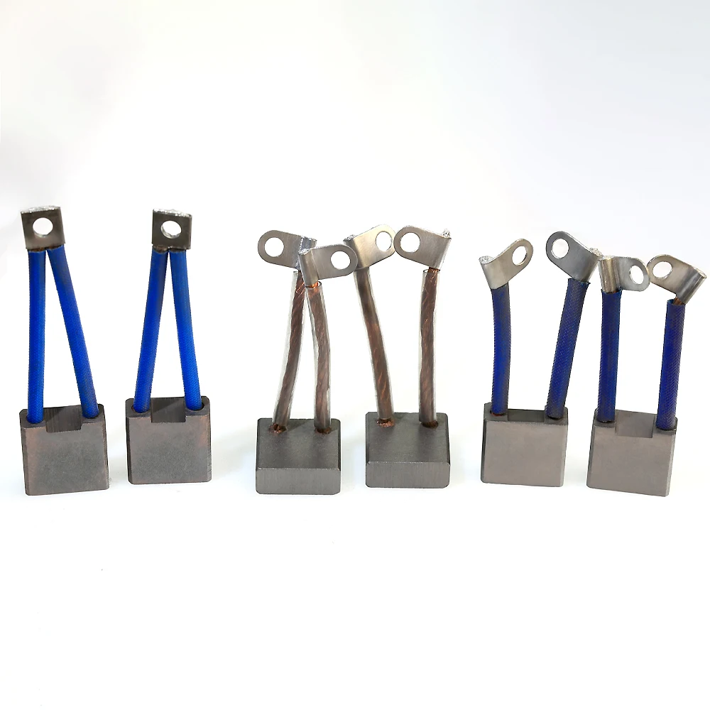 8 шт. угольные щетки MEIMRSHLY для электродвигателя, подходят для обслуживания двигателей угольной щетки для вилочного погрузчика