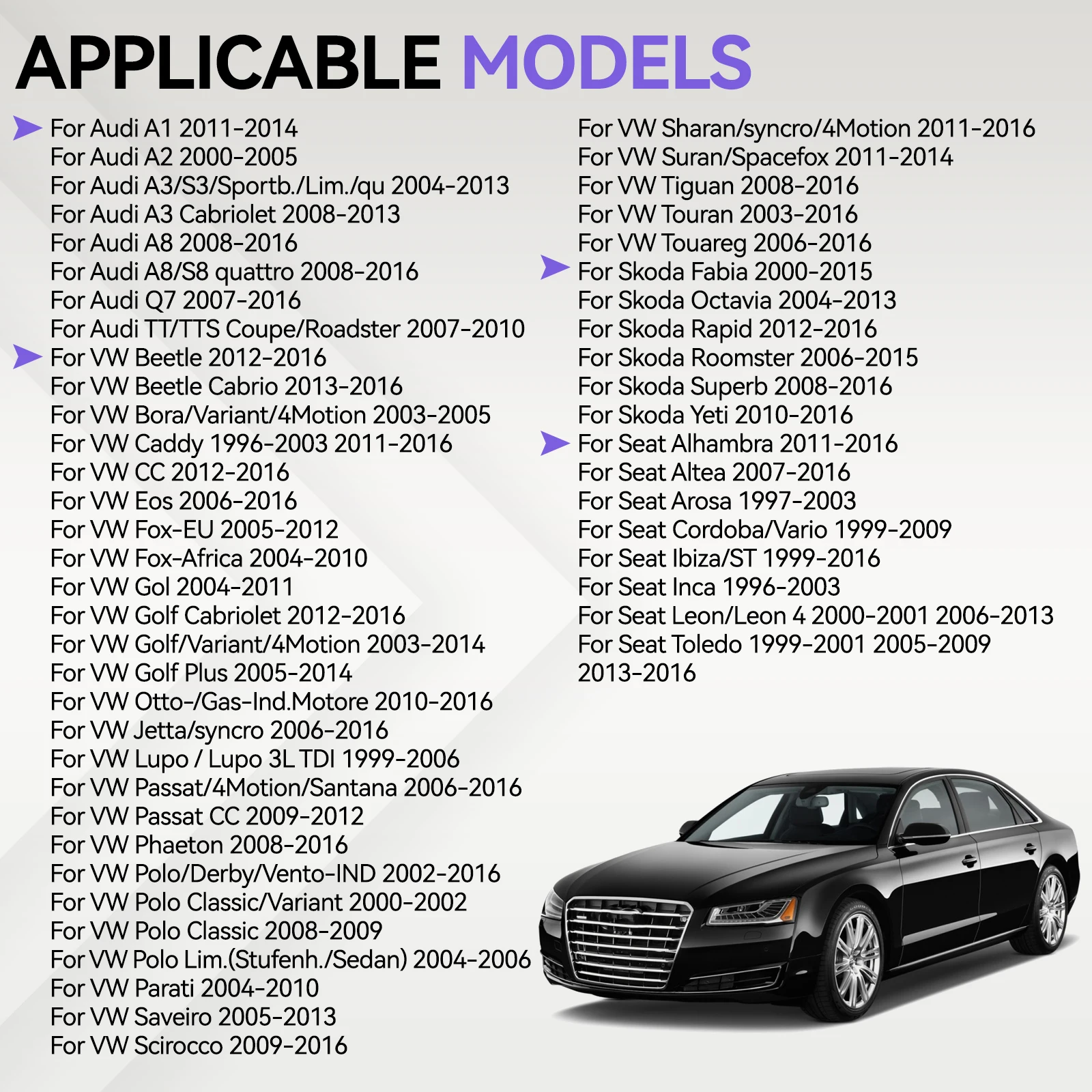 Датчик положения распределительного вала для Audi A1 A2 A3 A8 Q7 TT VW Beetle Golf Seat Jetta Altea Skoda Fabia 030907601E 030907601D 030907601F