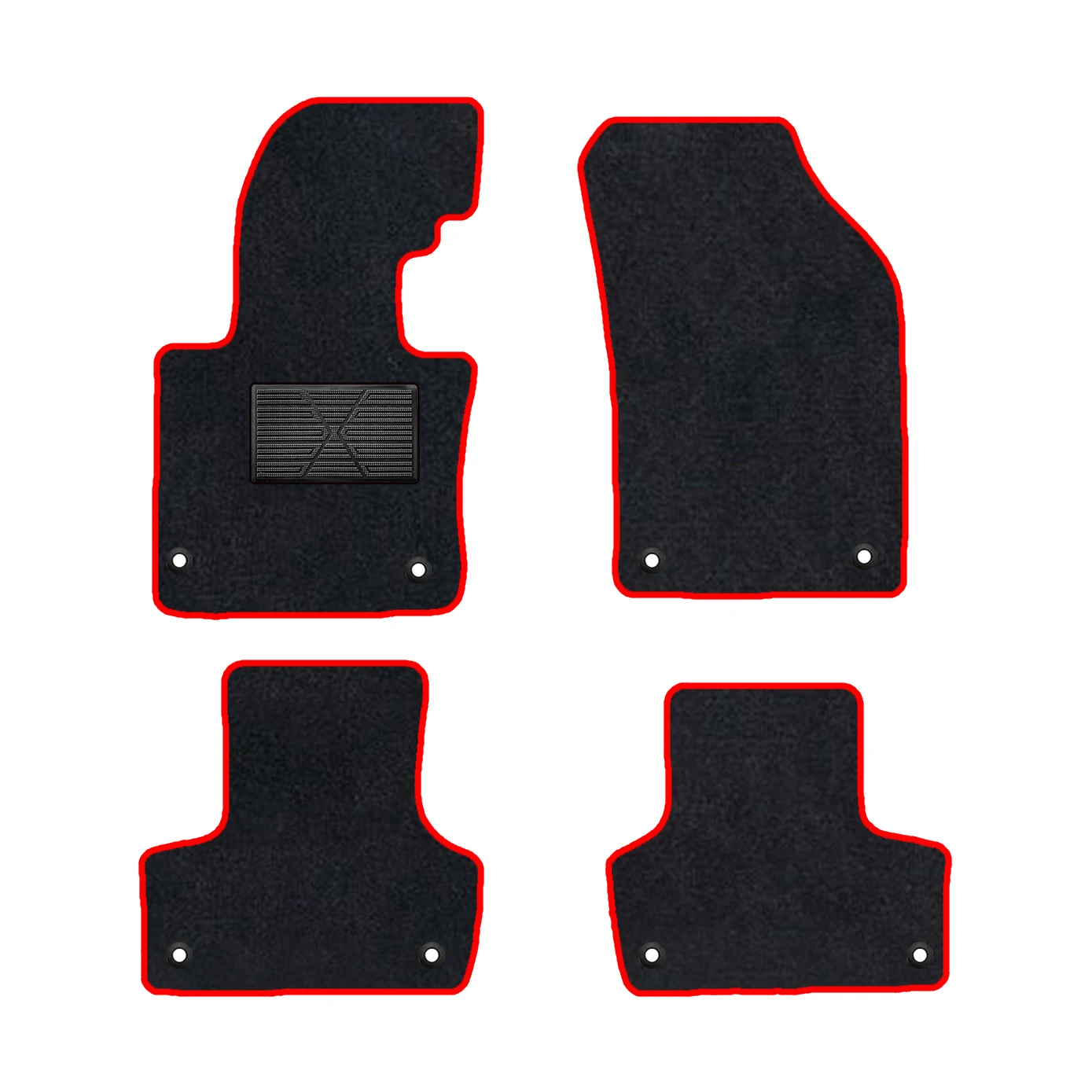 

For volvo XC60 2018–2025 Car-Specific Mats Floor Mats Waterproof Non-Slip Car Mats With Buttons Car Interior Accessories