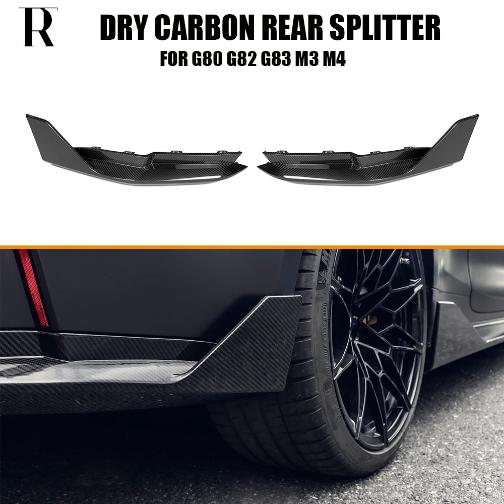 

MP Replaced Style Real Dry Carbon Rear Side Bumper Splitter Flap Apron for BMW G80 G82 G83 M3 M4 2020UP