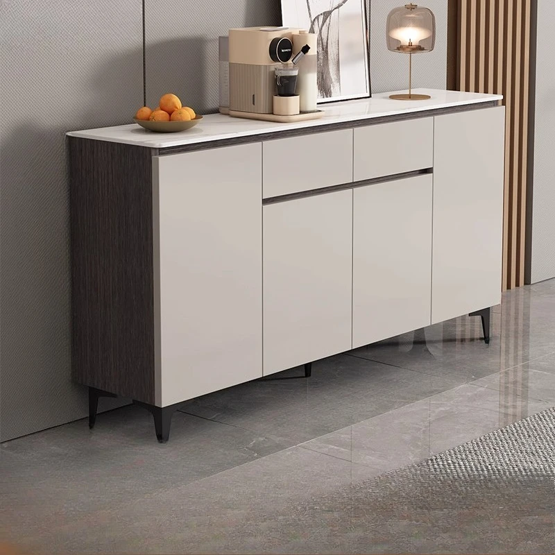 

Light luxury rock board dining edge modern minimalist living room kitchen cabinet household miscellaneous storage foyer cabinet