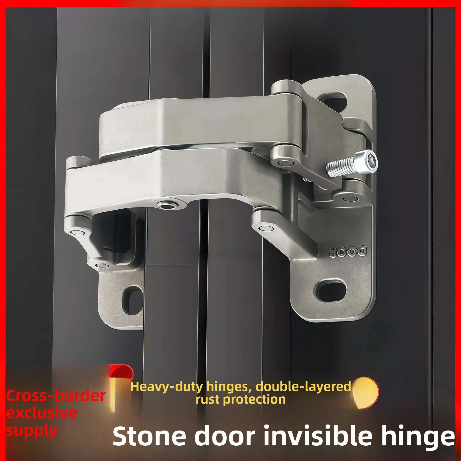 

Heavy Stone Door Hinge Fire Hydrant Invisible Hinge Hidden Tube Well Door Tile Load-bearing Adjustable Hinge