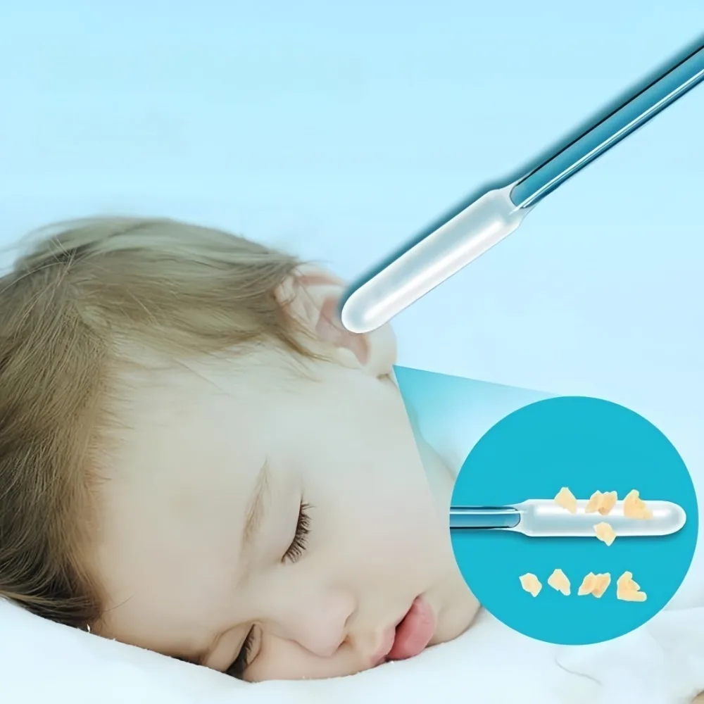 24pcs Ear Sticks Disposable Ear Droppings Cotton Swabs That Do Not Harm The Ears for Children Adults To Use As Ear Cleaning Tool