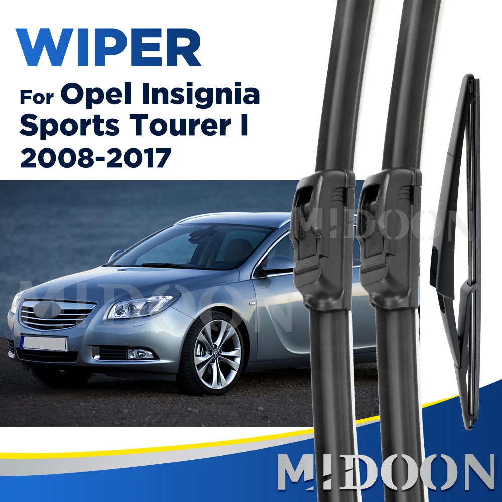 

Стеклоочиститель MIDOON для Opel Insignia Sports Tourer I 2008-2017 2009, передние и задние щетки стеклоочистителя, щетки для ветрового стекла 24 "+ 18" + 12"