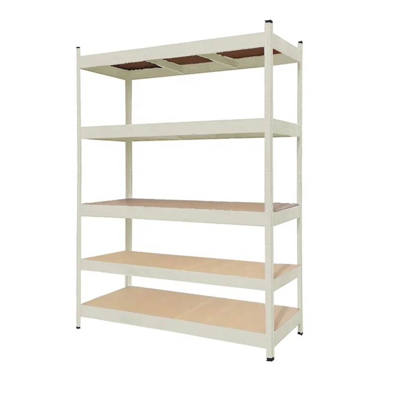 

Adjustable 5 Shelves Garage Racking Light Duty Boltless Adjustable Metal Shelves Steel Shelf Pallet Racks