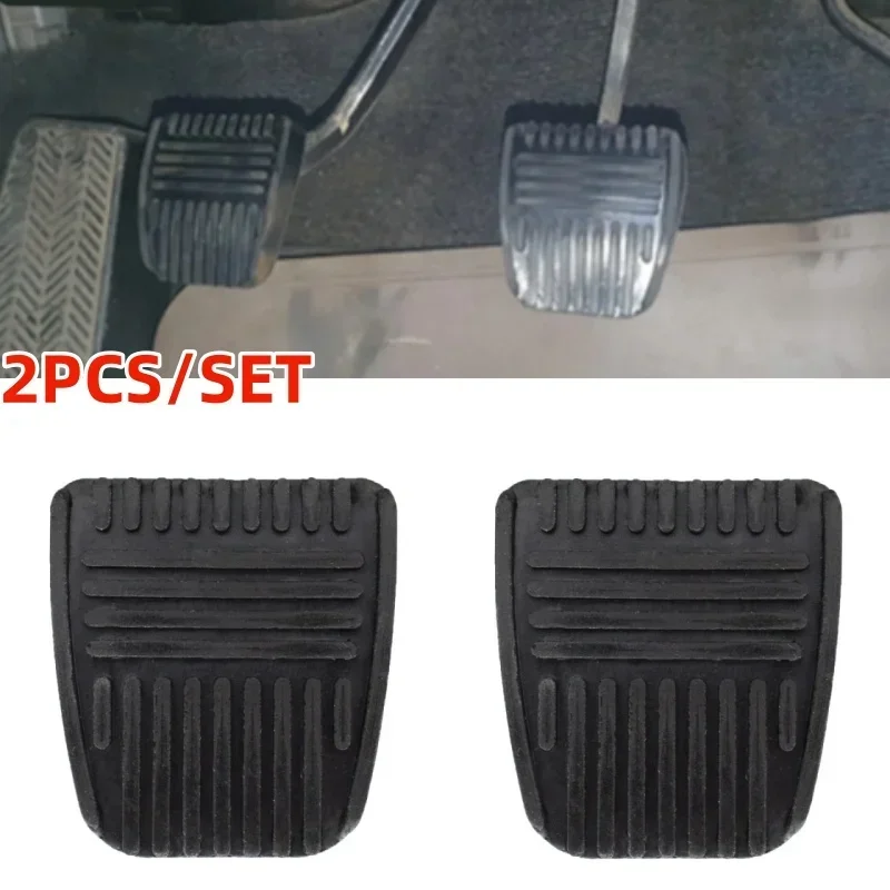 2PCS 31321-14020 31321-14010 Car Clutch Brake Pedal Rubber Pad Cover For Toyota 4Runner Camry Celica Land Cruiser Paseo RAV4 - view 2