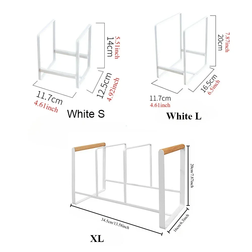 1PC Dish Rack Kitchen Organizer Dish Rack Dinner Plate Partition Drain Rack Layered Storage Accessories Cabinet Plate Storage