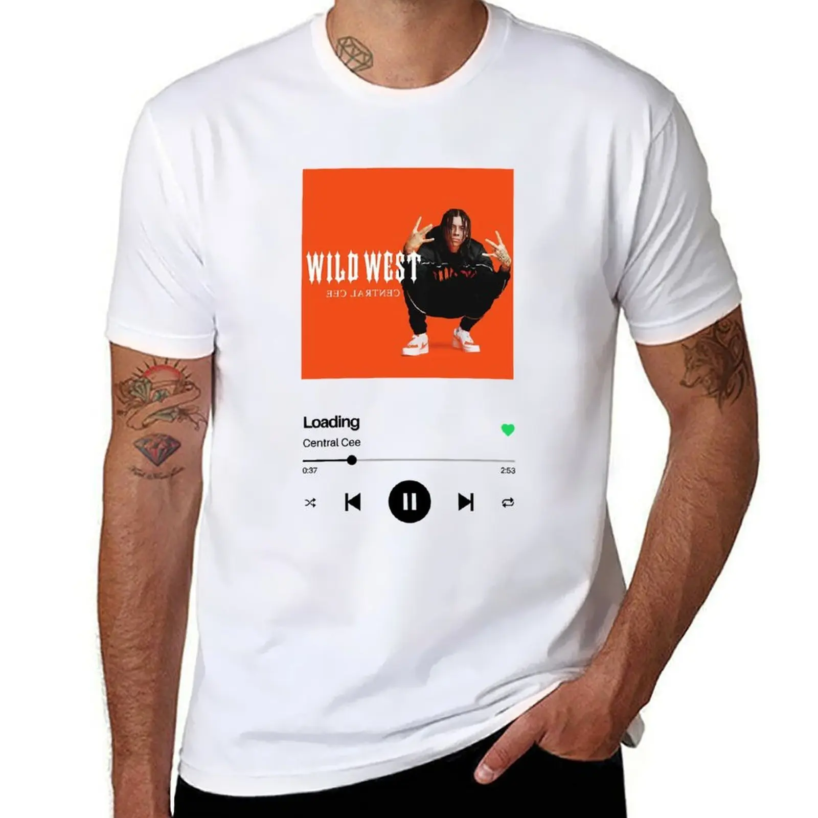 

LOADING Central CEE spotify light T-Shirt graphic t shirts for man cotton t shirts high quality T-Shirt