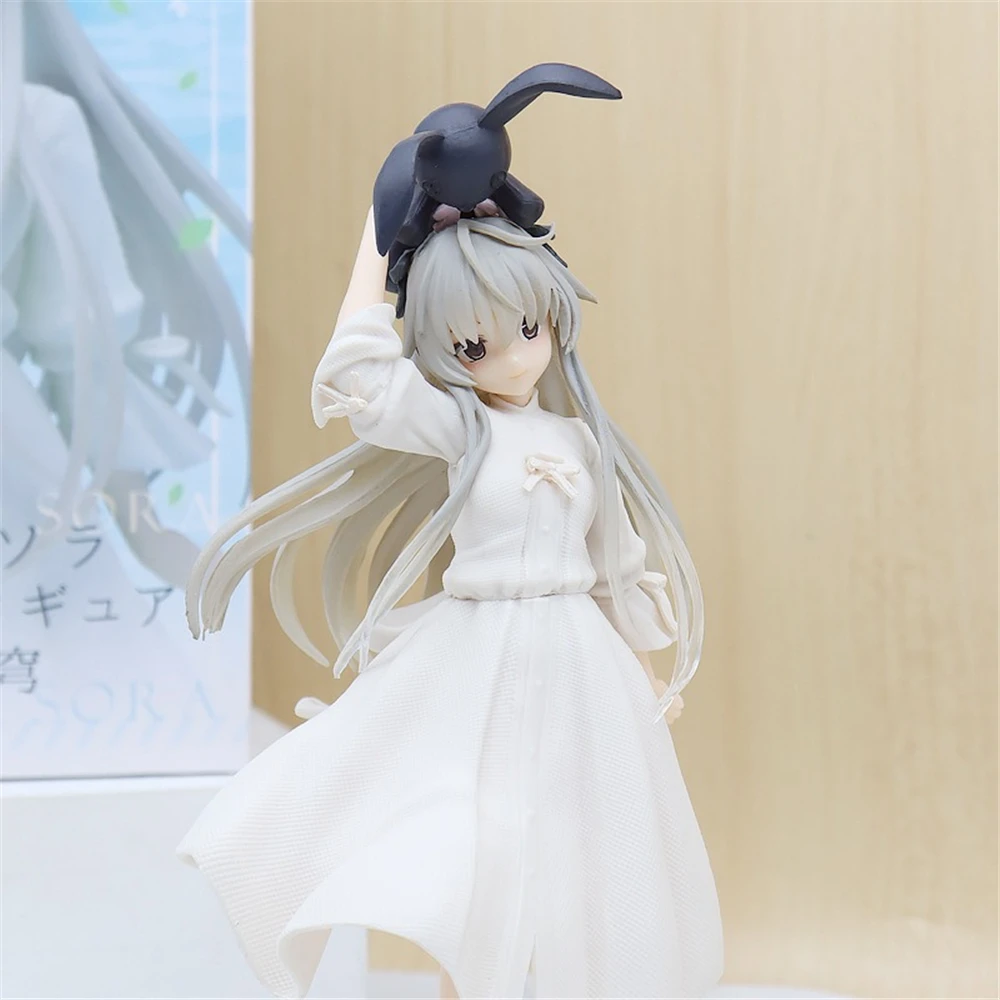 Anime 21 CM Yosuga no Sora Cute Kasugano Sora Kawaii Beautiful Girl Two-Dimensional Anime Model Ornaments Desktop Decorations