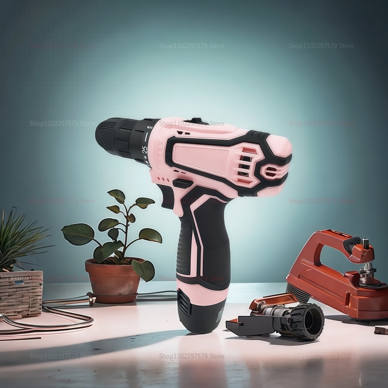  12V Cordless Electric Drill and Screwdriver Kit Mini Wireless Power Driver Lithium-Ion Battery Multi-Tool for Home Car Repairs 