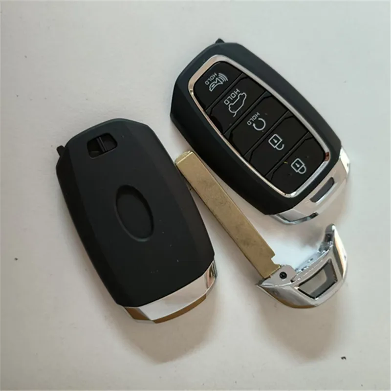 

5 Button Remote Car Key Fob Case Shell Housing for Hyundai Fista Sonata Palisade Kona Azera Replacement Smart key Shell
