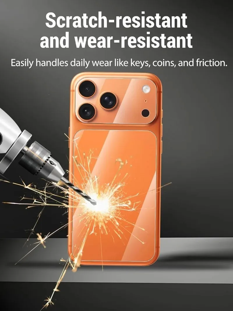 ฟิล์มกันรอยเลนส์กล้องหลังแบบใส HD บางและเบา สำหรับ iPhone 17 Pro Max 17Pro จำนวน 1/2/3 ชุด