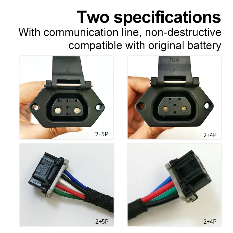 Dla Super SOCO Tc Max oryginalne akcesoria do baterii korpus wtyczka do ładowania gniazdo baterii kabel przewód ładujący rozładowujący nagłówek