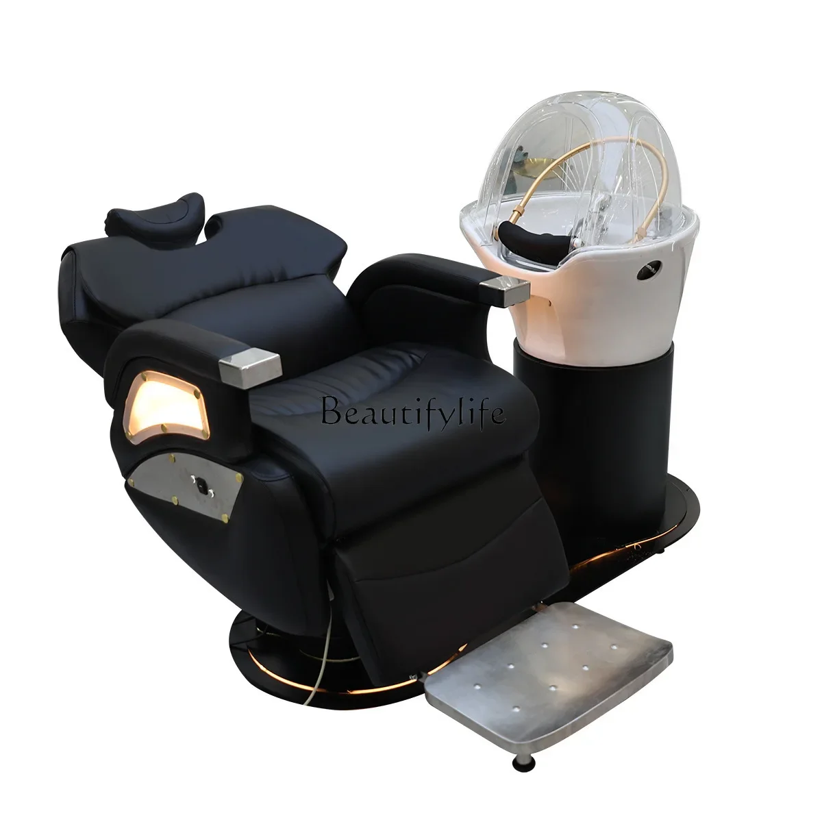 

High-end electric lift reclining shampoo hair bed hair salon scalp care seat