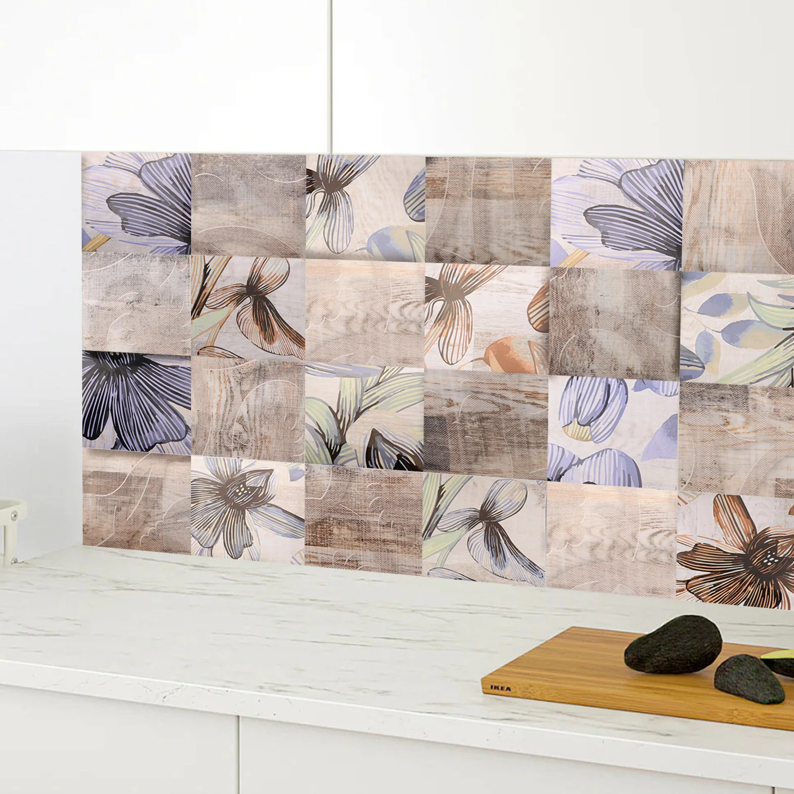 Cost-effective Interior Design Decorative Wall Stickers Realistic Wall Tiles Versatile Application Vibrant Colors