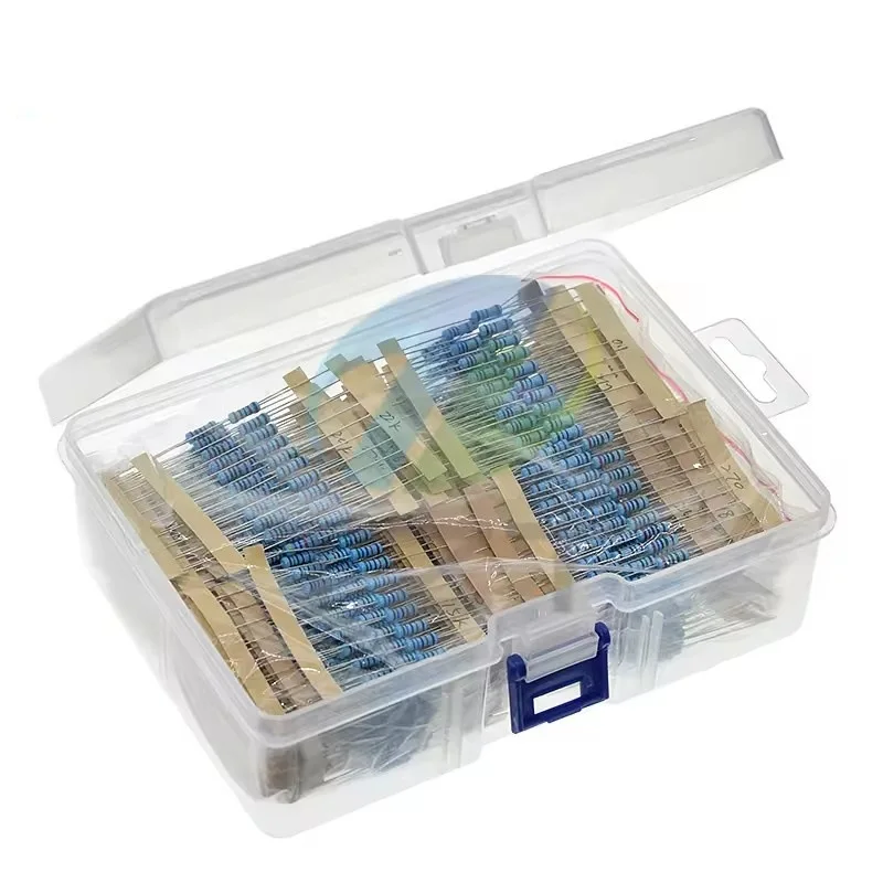 1100 قطعة 1/2 واط 1% طقم مقاوم من غشاء معدني 0.1ohm-2.2 متر 110 يستحق كل نوع 10Each0.5 واط