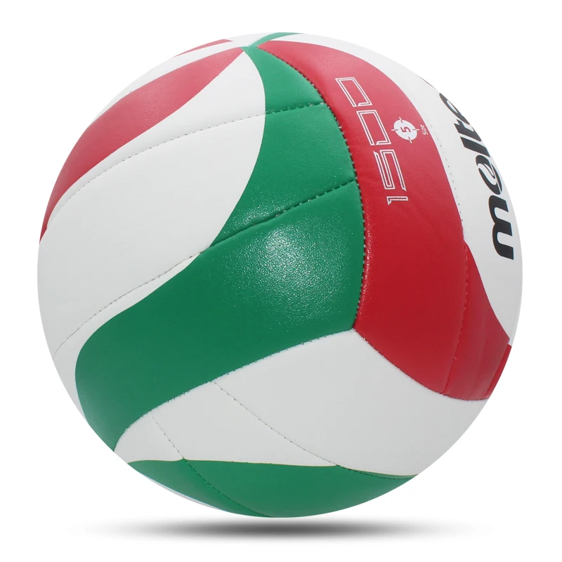 Bolas de voleibol Molten tamaño estándar 5, Material de PU suave, cosido a máquina, pelota de entrenamiento interior para adultos y adolescentes